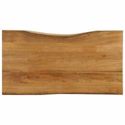 Dessus de table 110x60x2,5 cm bord vivant bois massif manguier 560280560280