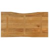 Dessus de table 110x60x2,5 cm bord vivant bois massif manguier 560280560280