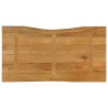 Dessus de table 100x60x2,5 cm bord vivant bois massif manguier 560285560285
