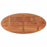Dessus de table 100x40x3,8 cm ovale bois massif d'acacia 560287560287
