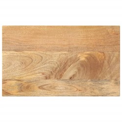 Dessus de table 60x20x3,8 cm rectangulaire bois massif manguier 560291560291