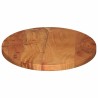 Dessus de table 90x40x3,8 cm ovale bois massif d'acacia 560302560302