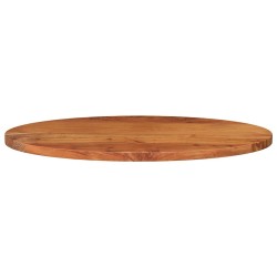 Dessus de table 120x50x2,5 cm ovale bois massif d'acacia 560305560305