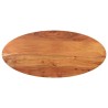 Dessus de table 120x60x2,5 cm ovale bois massif d'acacia 560307560307