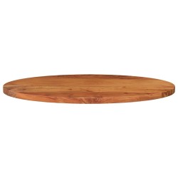 Dessus de table 80x40x3,8 cm ovale bois massif d'acacia 560308560308