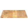 Dessus de table 100x80x2,5cm rectangulaire bois massif manguier 560309560309
