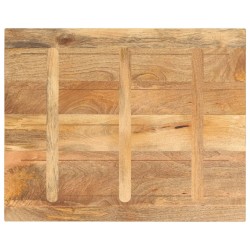 Dessus de table 100x80x2,5cm rectangulaire bois massif manguier 560309560309