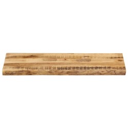 Dessus de table bord vivant 80x40x2,5 cm bois de manguier brut 560311560311