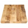 Dessus de table bord vivant 80x40x2,5 cm bois de manguier brut 560311560311