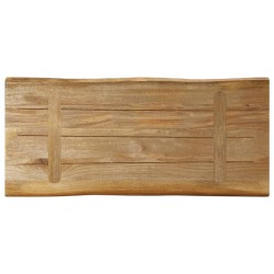 Dessus de table bord vivant 80x40x2,5 cm bois de manguier brut 560311560311