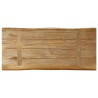 Dessus de table bord vivant 80x40x2,5 cm bois de manguier brut 560311560311