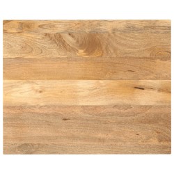 Dessus de table 90x80x2,5 cm rectangulaire bois massif manguier 560314560314