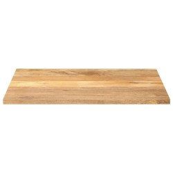 Dessus de table 90x80x2,5 cm rectangulaire bois massif manguier 560314560314