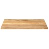 Dessus de table 90x80x2,5 cm rectangulaire bois massif manguier 560314560314