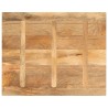 Dessus de table 90x80x2,5 cm rectangulaire bois massif manguier 560314560314