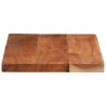 Dessus de table 40x30x2,5 cm rectangulaire bois massif d'acacia 560324560324