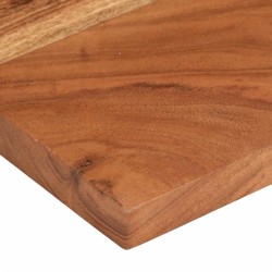 Dessus de table 40x30x2,5 cm rectangulaire bois massif d'acacia 560324560324