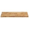 Dessus de table bord vivant 120x60x3,8 cm bois de manguier brut 560333560333