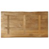 Dessus de table bord vivant 120x60x3,8 cm bois de manguier brut 560333560333