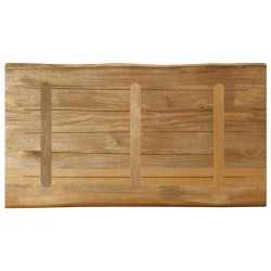 Dessus de table bord vivant 110x60x3,8 cm bois de manguier brut 560335560335