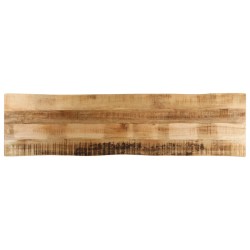 Dessus de table bord vivant 180x40x3,8 cm bois de manguier brut 560336560336