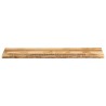 Dessus de table bord vivant 180x40x3,8 cm bois de manguier brut 560336560336