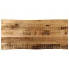 Dessus de table bord vivant 90x40x3,8 cm bois de manguier brut 560339560339