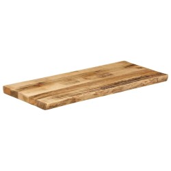 Dessus de table bord vivant 90x40x3,8 cm bois de manguier brut 560339560339