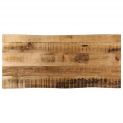 Dessus de table bord vivant 100x40x3,8 cm bois de manguier brut 560340560340