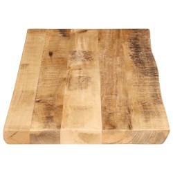 Dessus de table bord vivant 100x40x3,8 cm bois de manguier brut 560340560340