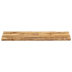 Dessus de table bord vivant 120x40x3,8 cm bois de manguier brut 560342560342