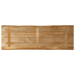 Dessus de table bord vivant 140x40x3,8 cm bois de manguier brut 560343560343