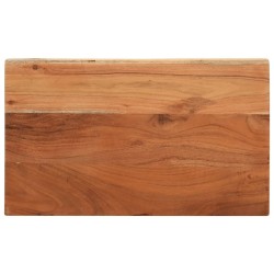 Dessus de table 50x40x2,5 cm rectangulaire bois massif d'acacia 560348560348