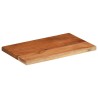 Dessus de table 50x40x2,5 cm rectangulaire bois massif d'acacia 560348560348