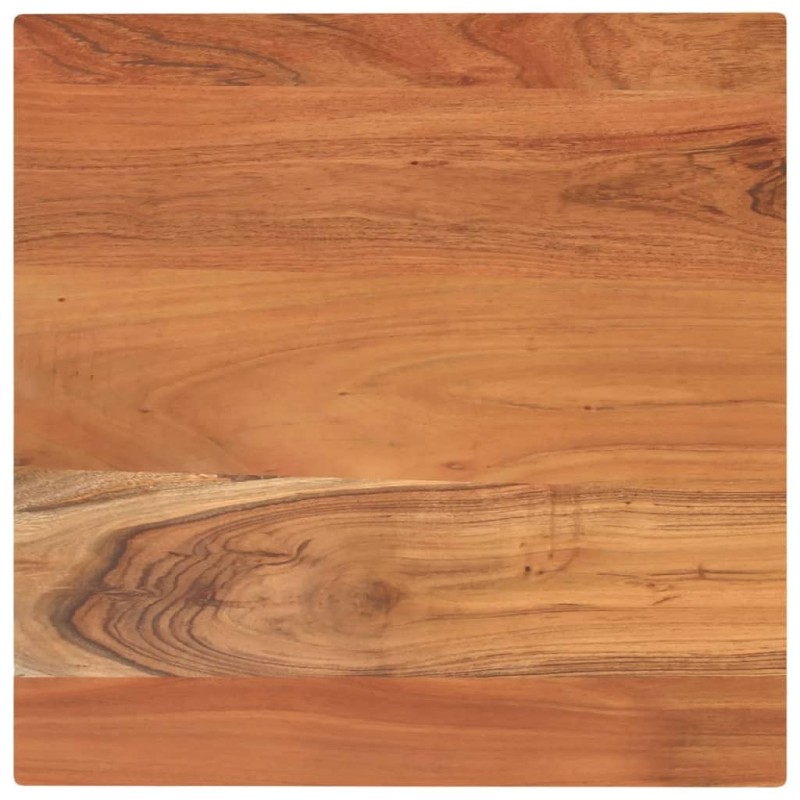 Dessus de table 40x40x2,5 cm carré bois massif d'acacia 560349560349