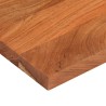 Dessus de table 100x40x2,5cm rectangulaire bois massif d'acacia 560360560360