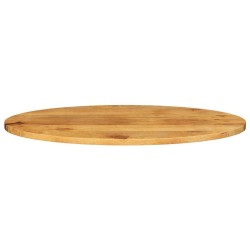 Dessus de table 140x50x2,5 cm ovale bois massif de manguier 560361560361