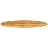 Dessus de table 140x50x2,5 cm ovale bois massif de manguier 560361560361