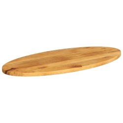 Dessus de table 140x50x3,8 cm ovale bois massif de manguier 560362560362