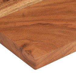 Dessus de table 50x20x2,5 cm rectangulaire bois massif d'acacia 560364560364