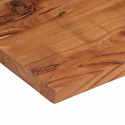 Dessus de table 70x20x2,5 cm rectangulaire bois massif d'acacia 560365560365