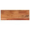 Dessus de table 90x40x2,5 cm rectangulaire bois massif d'acacia 560371560371