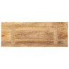 Dessus de table 70x40x3,8 cm rectangulaire bois massif manguier 560390560390