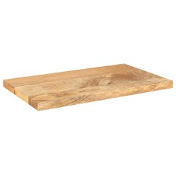 Dessus de table 60x40x3,8 cm rectangulaire bois massif manguier 560394560394