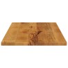 Dessus de table 80x70x2,5 cm rectangulaire bois massif manguier 560405560405