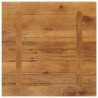 Dessus de table 70x70x2,5 cm carré bois massif manguier 560427560427