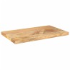 Dessus de table 60x30x3,8 cm rectangulaire bois massif manguier 560438560438