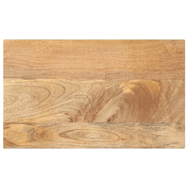 Dessus de table 50x30x3,8 cm rectangulaire bois massif manguier 560445560445