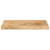 Dessus de table 50x30x3,8 cm rectangulaire bois massif manguier 560445560445