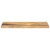 Dessus de table 80x30x3,8 cm rectangulaire bois massif manguier 560452560452